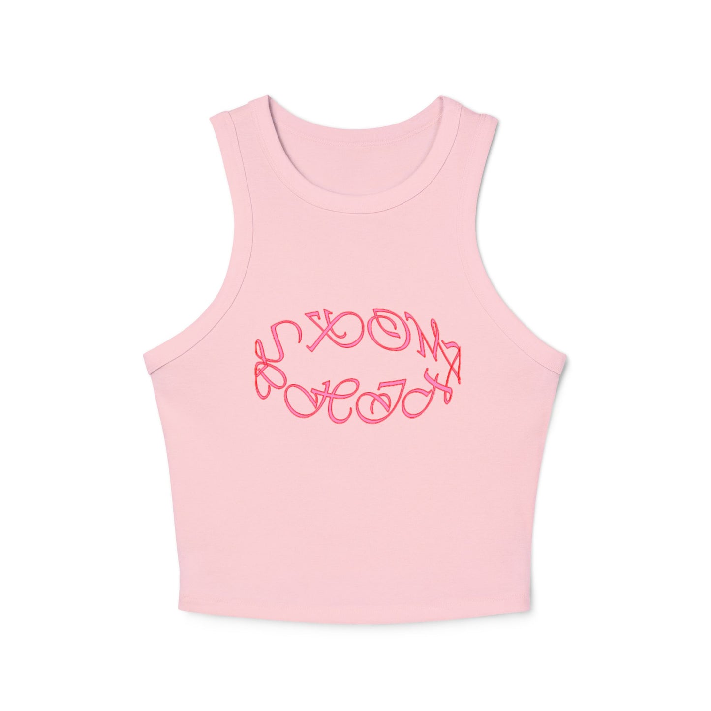 Tank Top Pink round logo