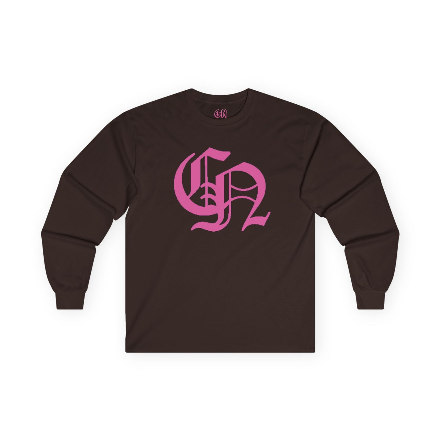 Long Sleeve Dark Pink Tee Old Logo