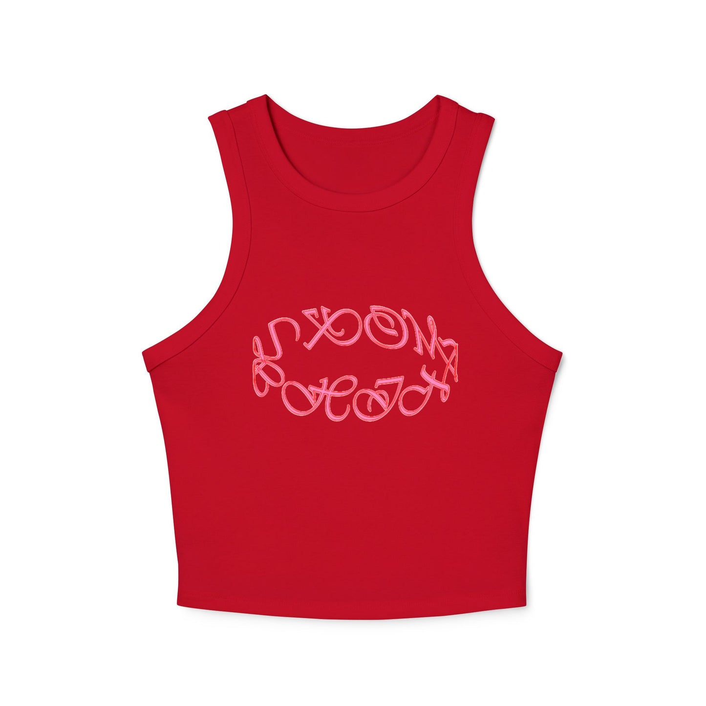 Tank Top Pink round logo
