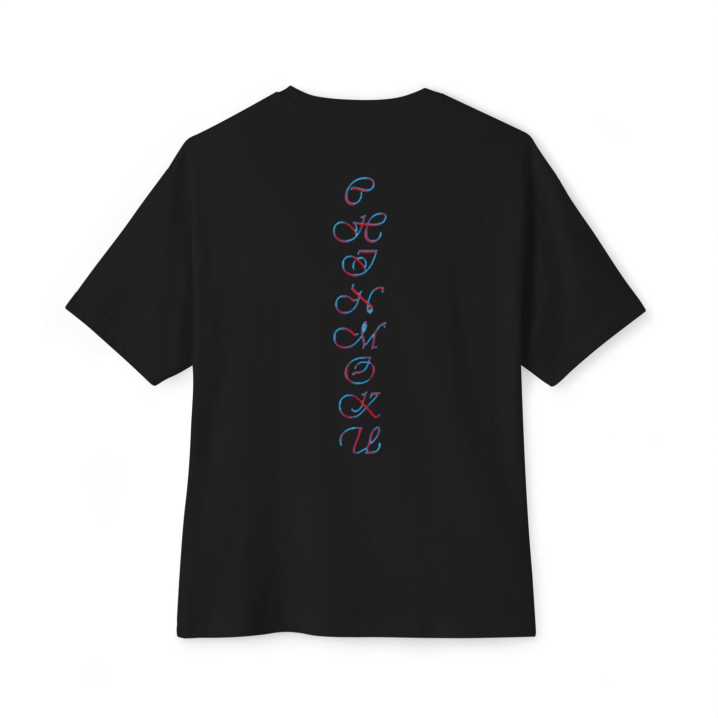 Round logo red/blue Tee