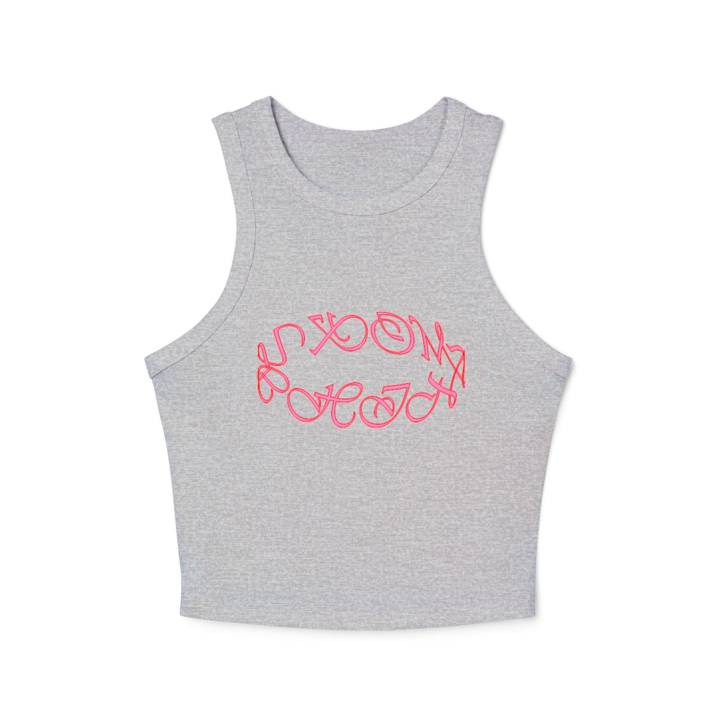 Tank Top Pink round logo