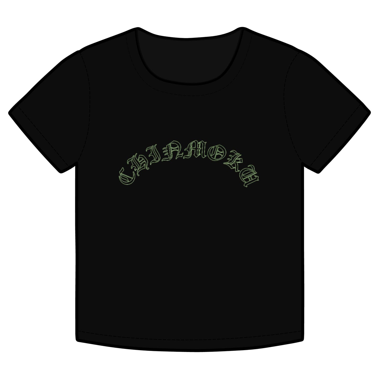 Organic Rib Baby Tee Green Tag