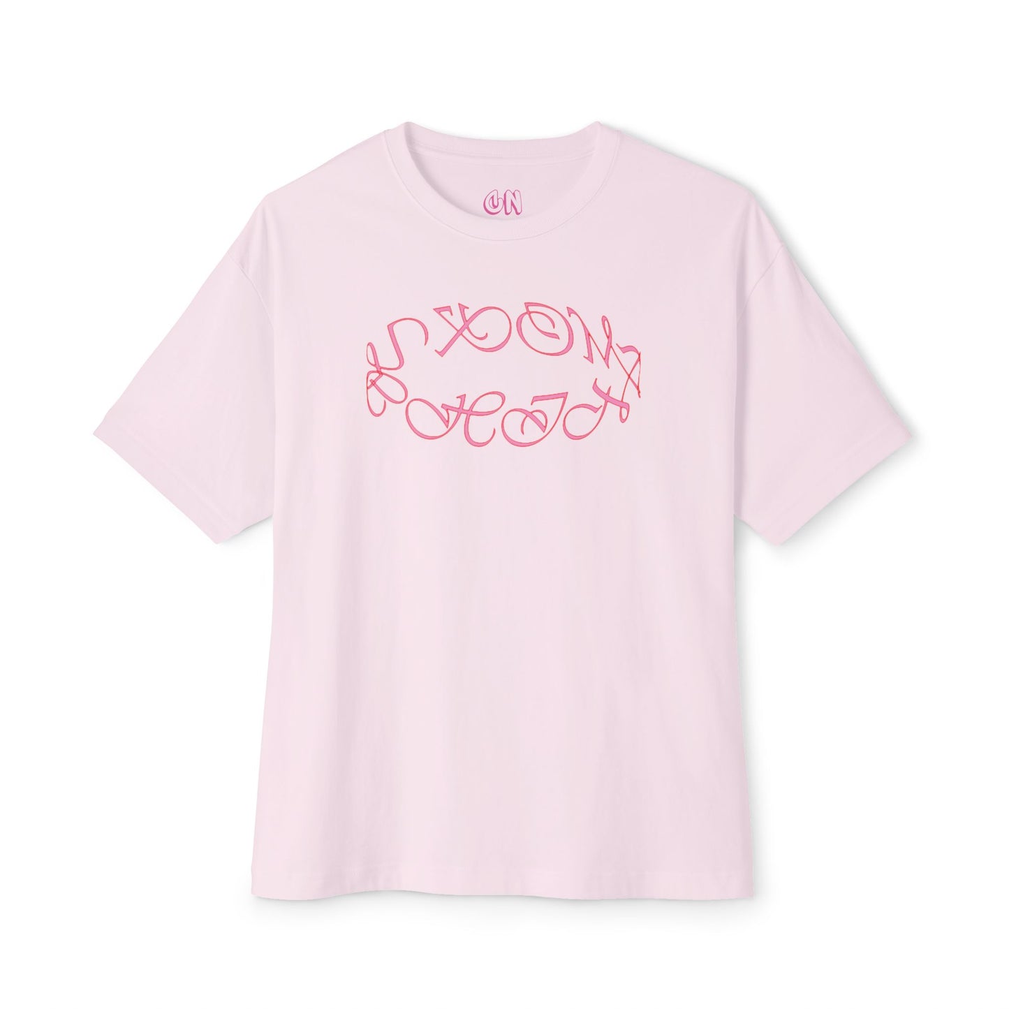 Round logo pink Tee