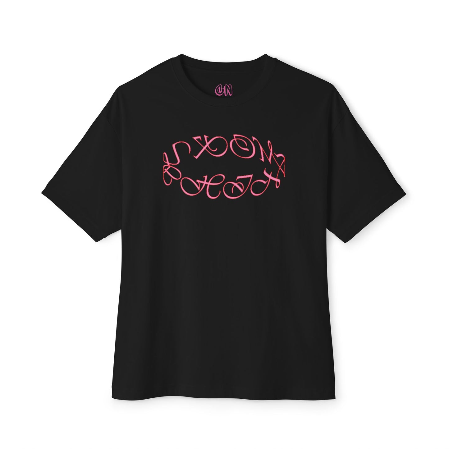 Round logo pink Tee
