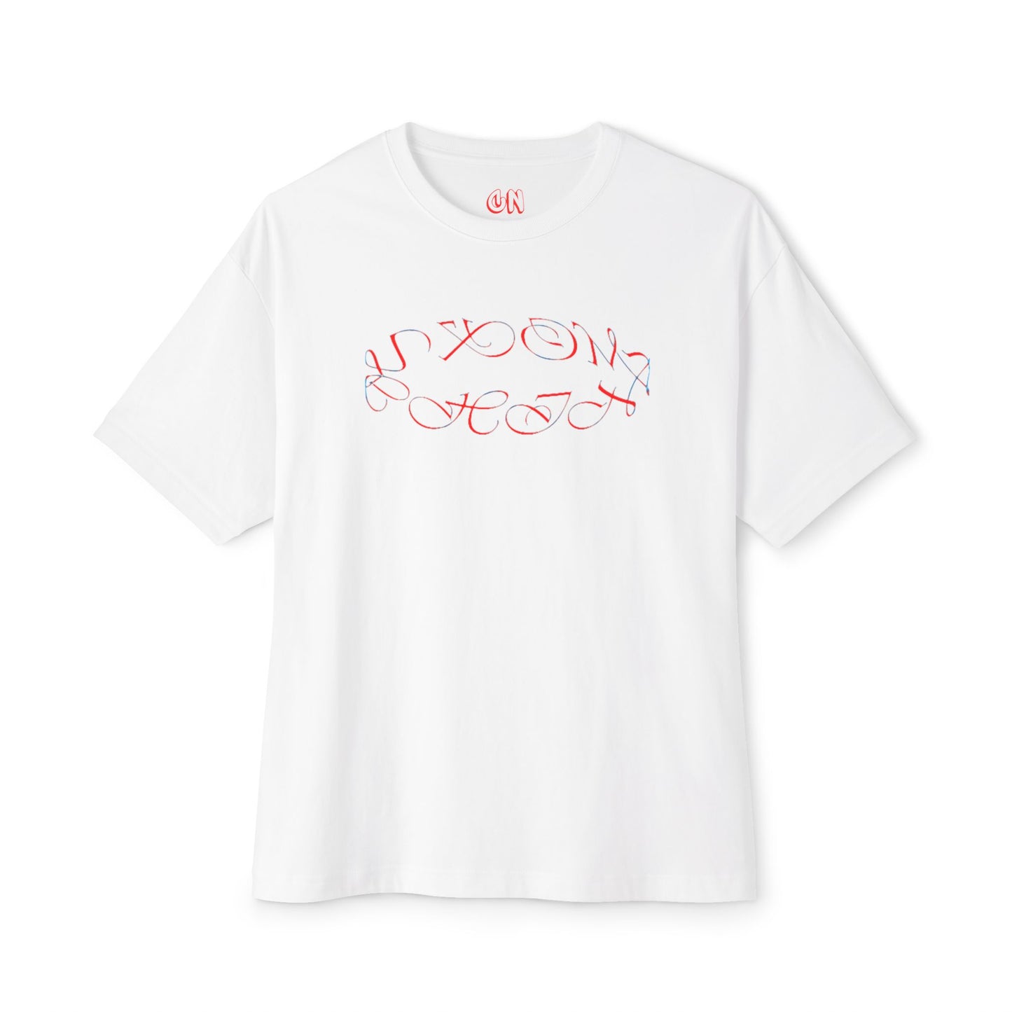 Round logo red/blue Tee