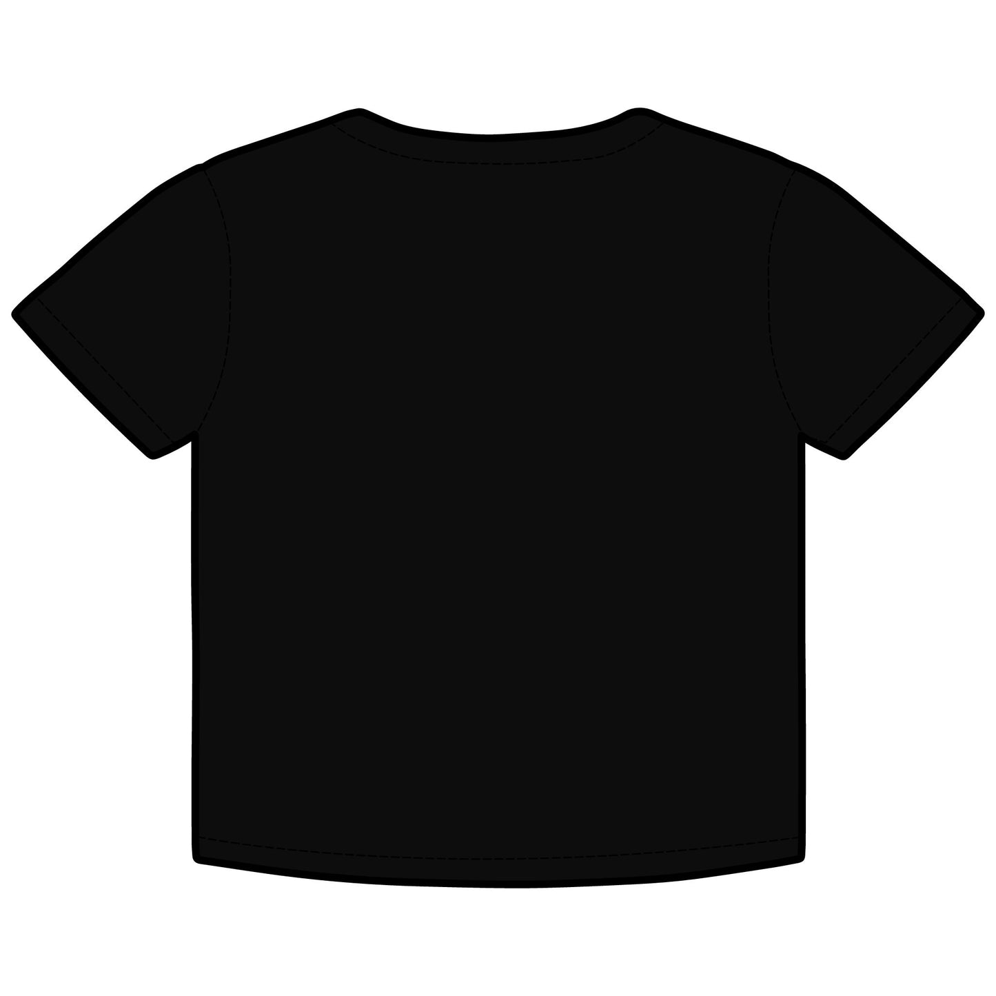 Organic Rib Baby Tee Dark Pink Logo