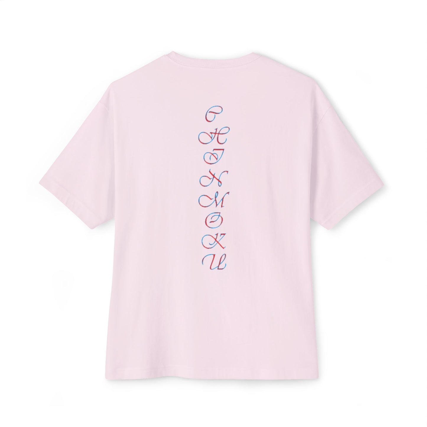 Round logo red/blue Tee