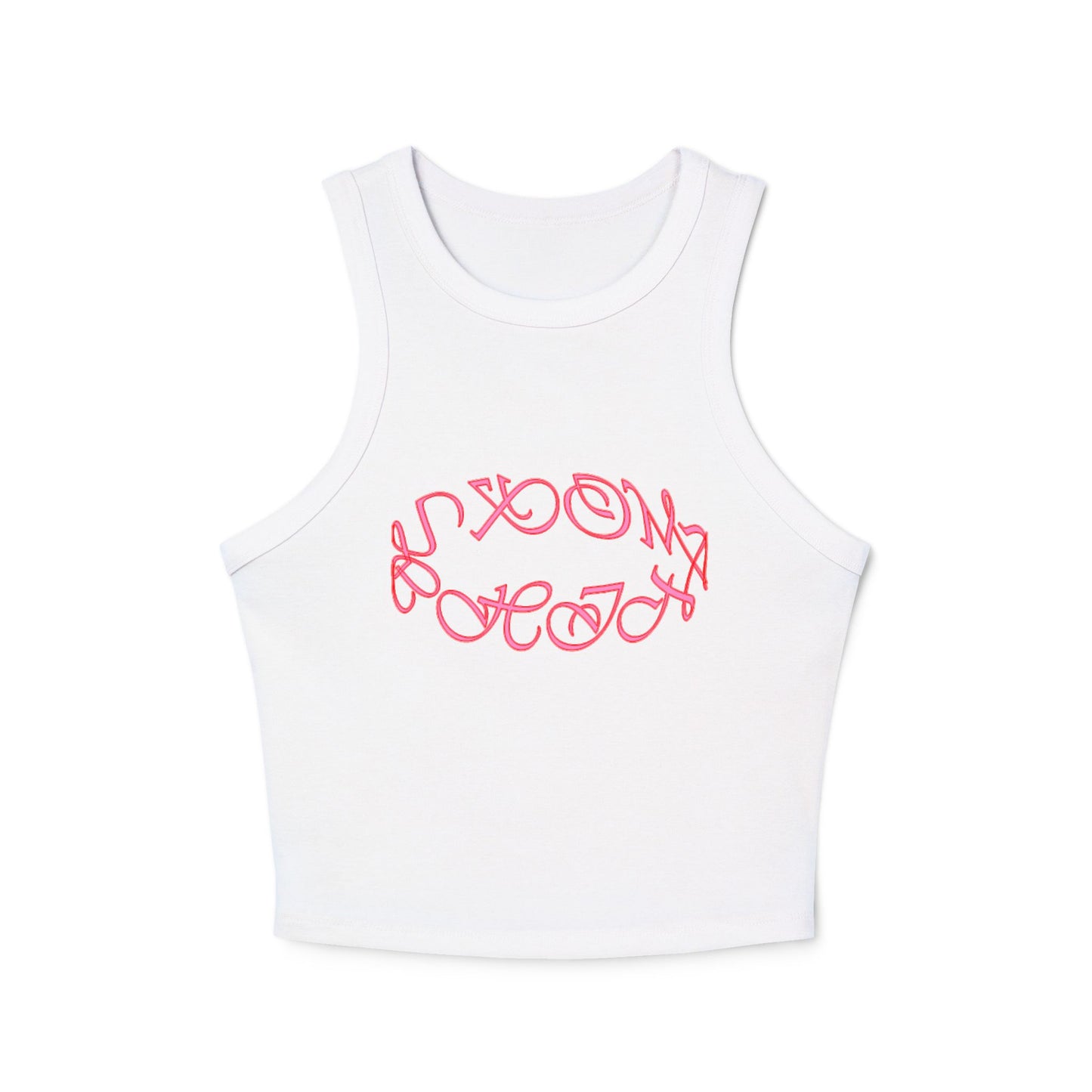 Tank Top Pink round logo