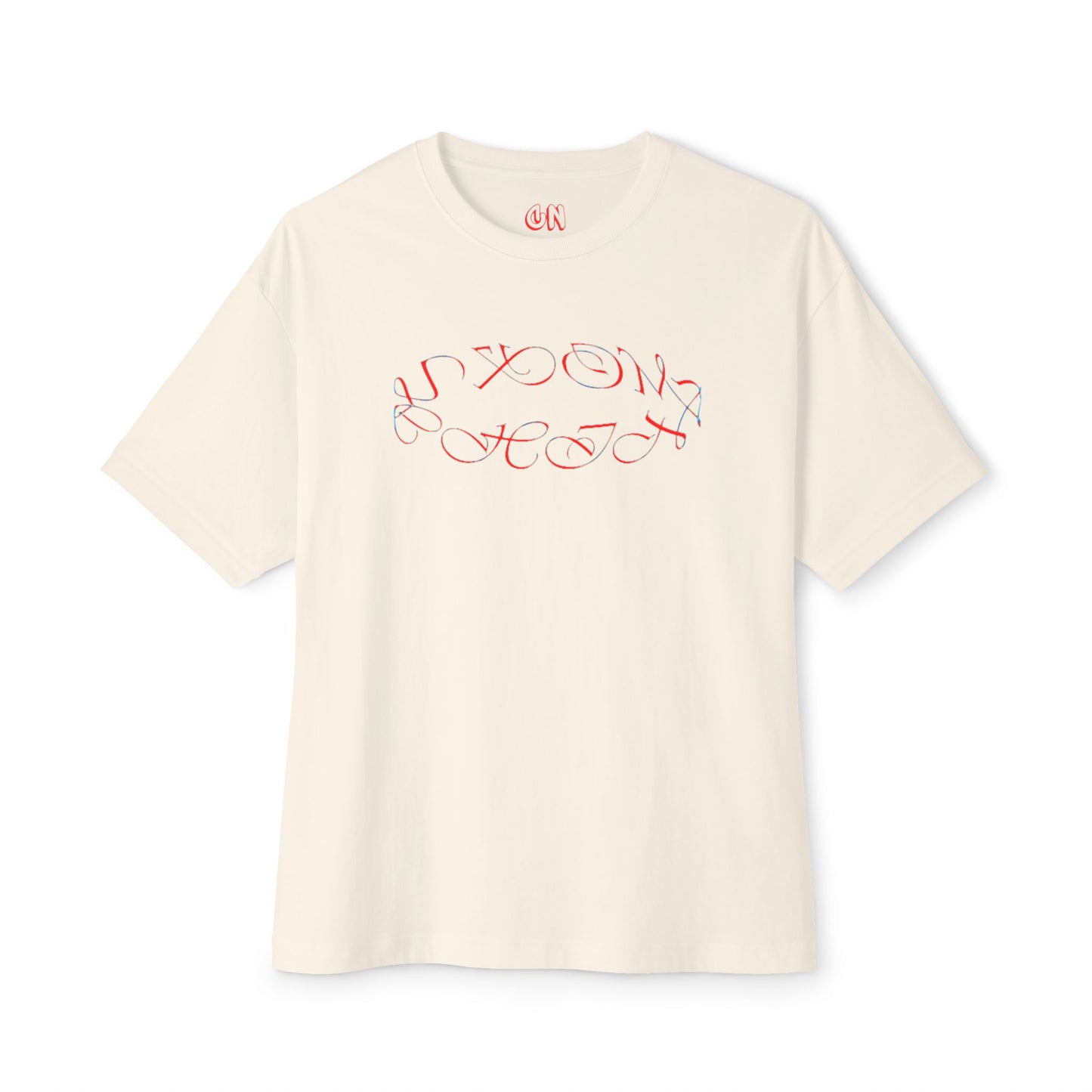 Round logo red/blue Tee