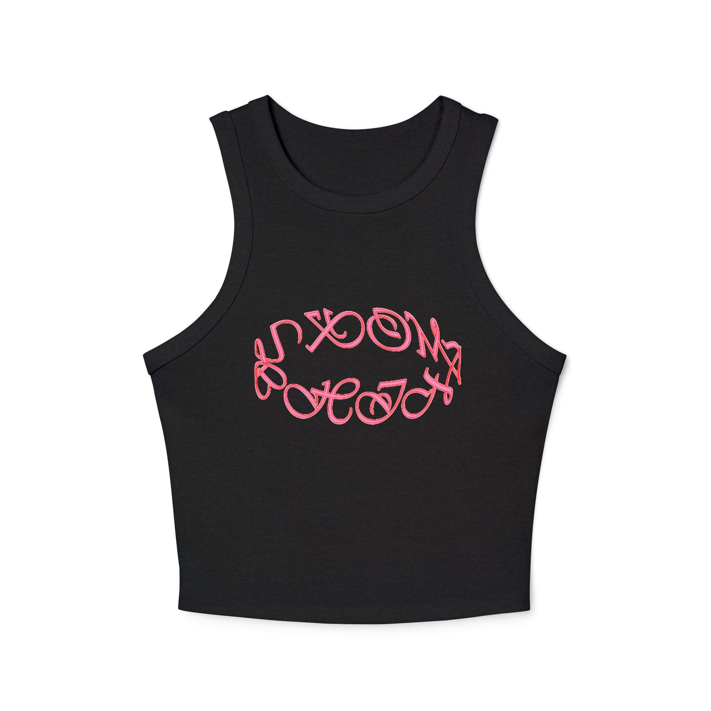 Tank Top Pink round logo