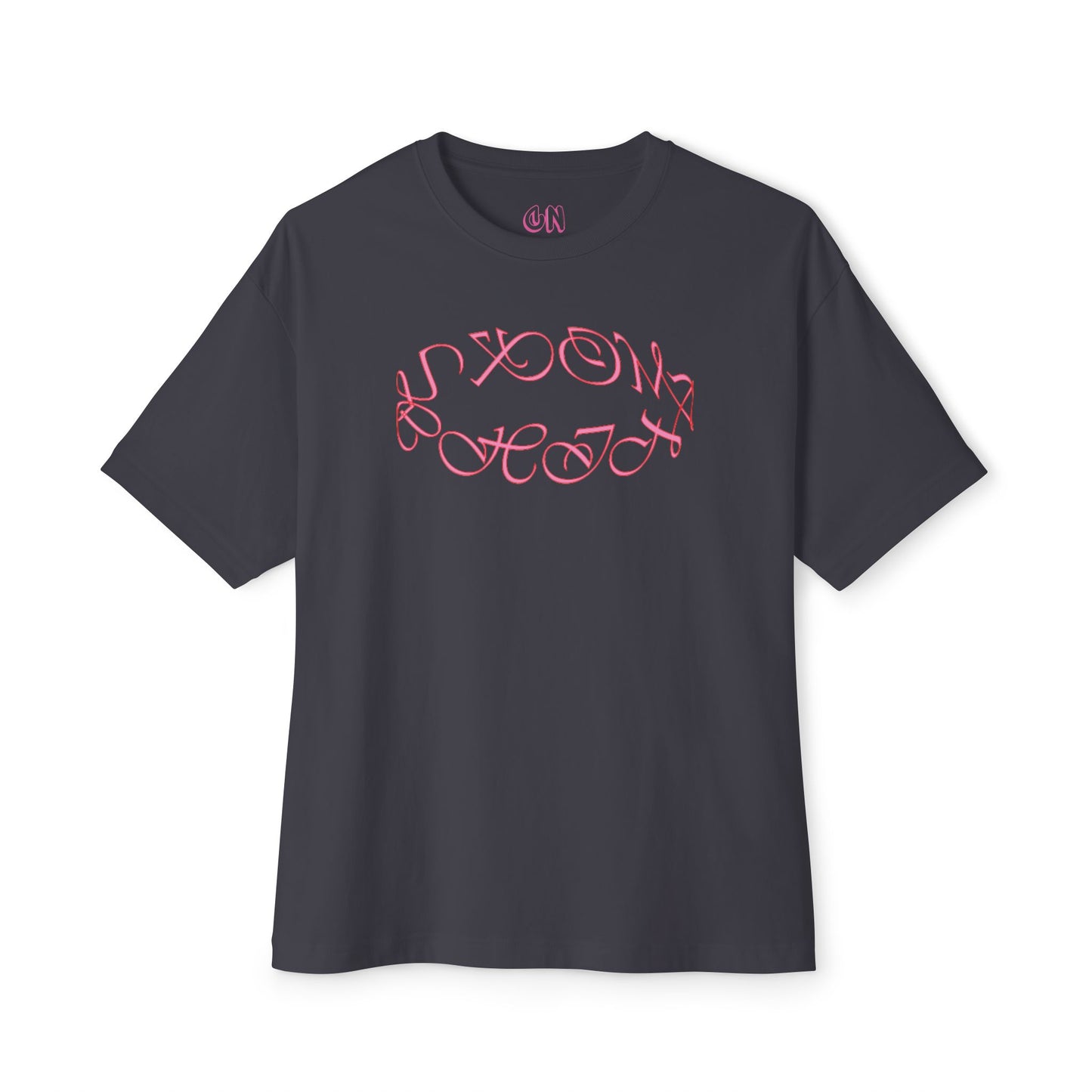 Round logo pink Tee