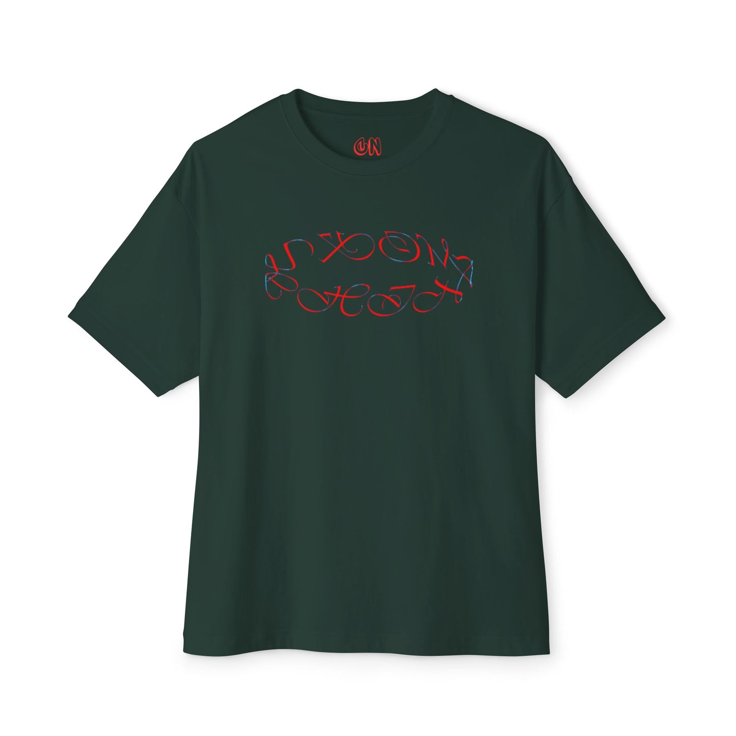 Round logo red/blue Tee