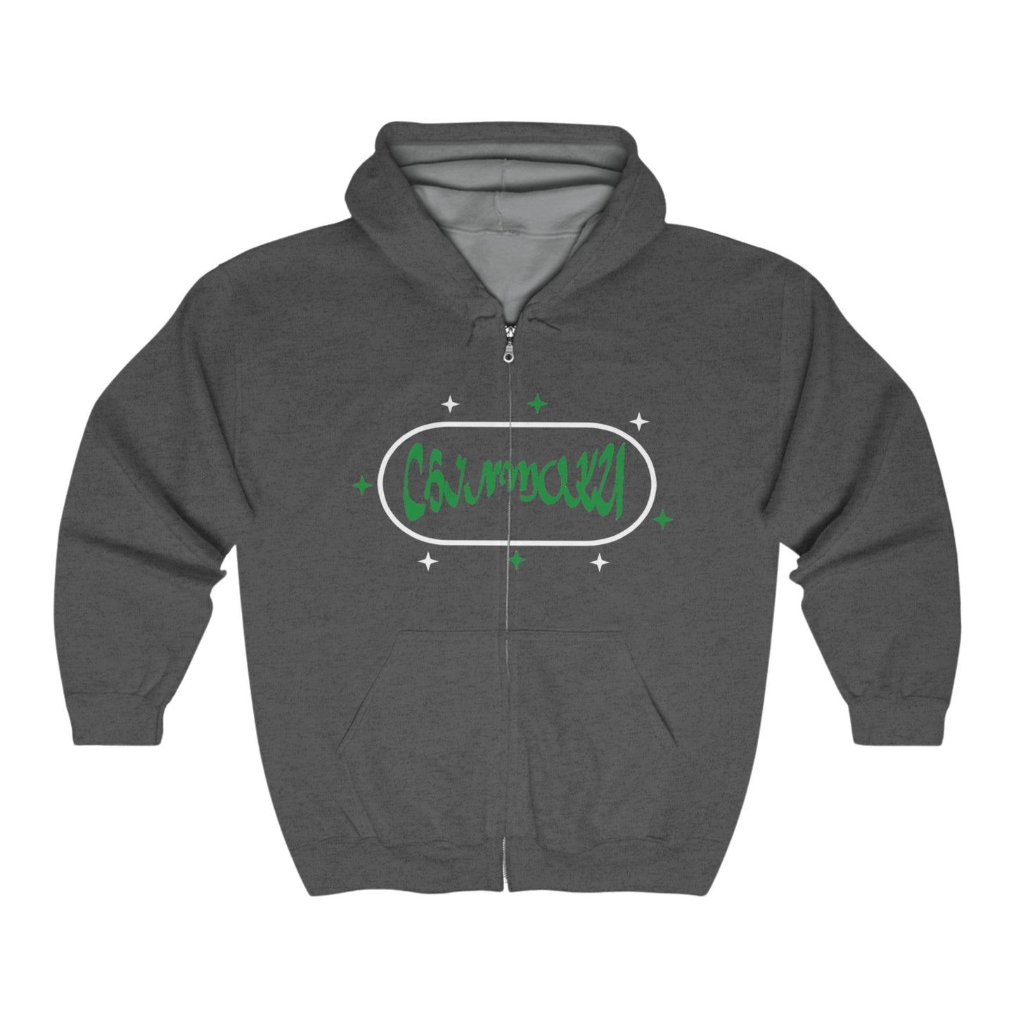 Hoodie Green Stars