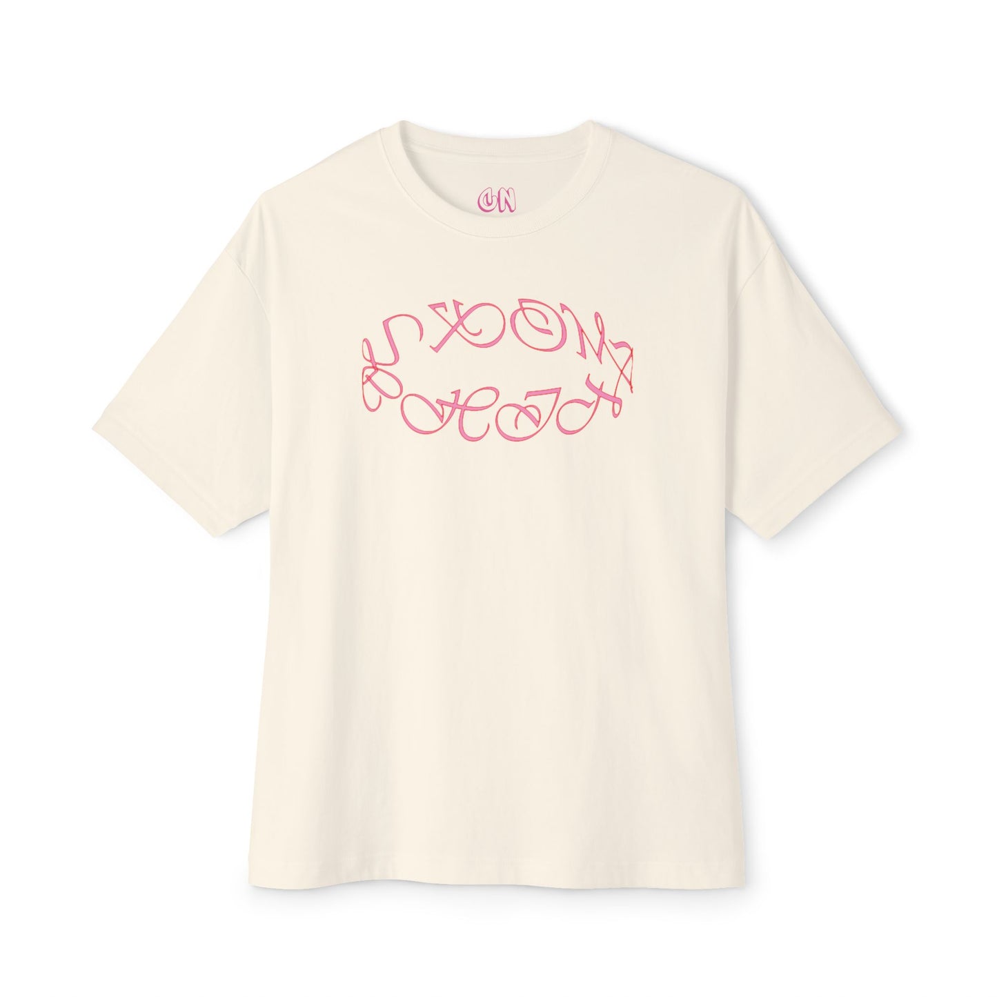 Round logo pink Tee
