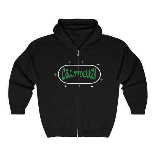 Hoodie Green Stars
