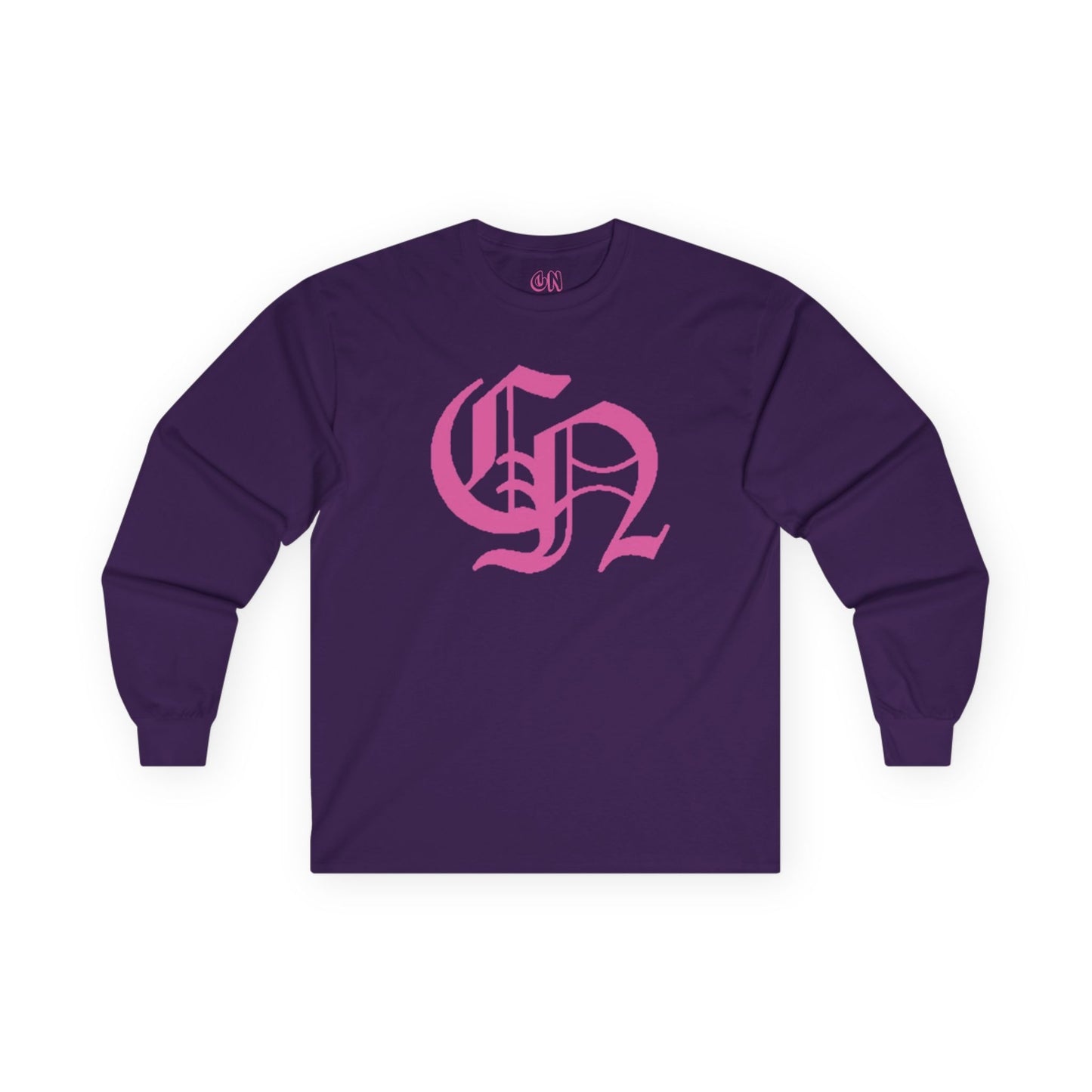 Long Sleeve Dark Pink Tee Old Logo