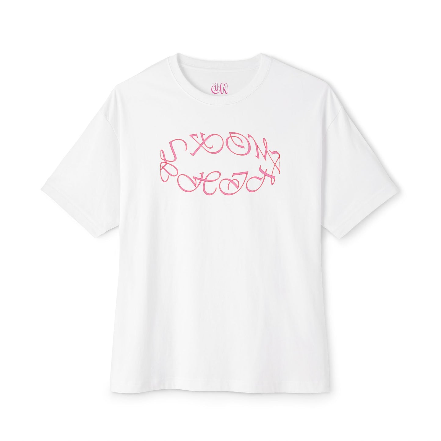 Round logo pink Tee
