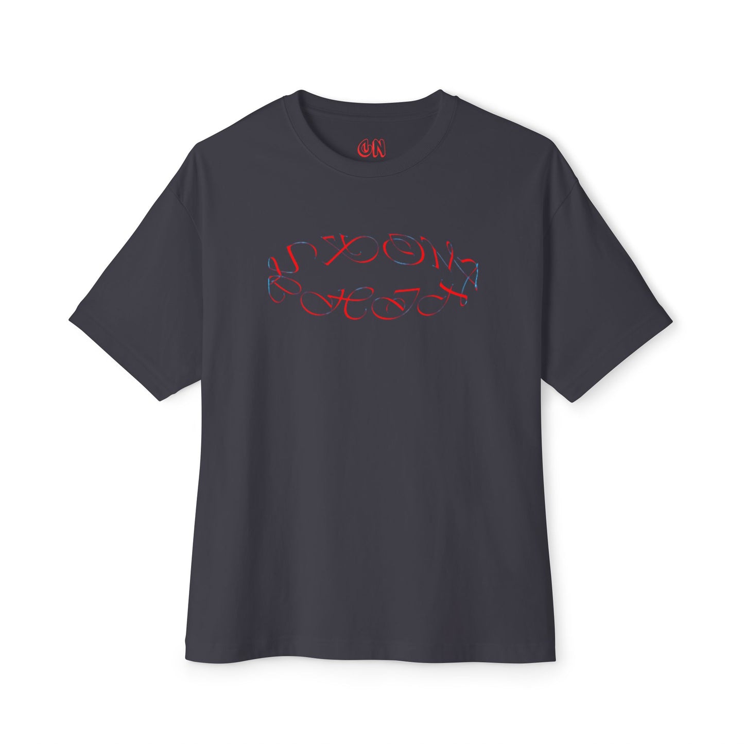 Round logo red/blue Tee