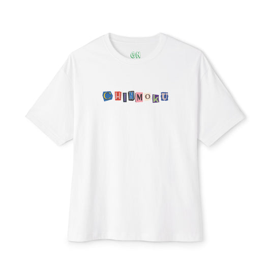 White Tee Letters