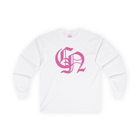 Long Sleeve Dark Pink Tee Old Logo