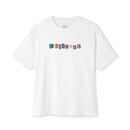 White Tee Letters