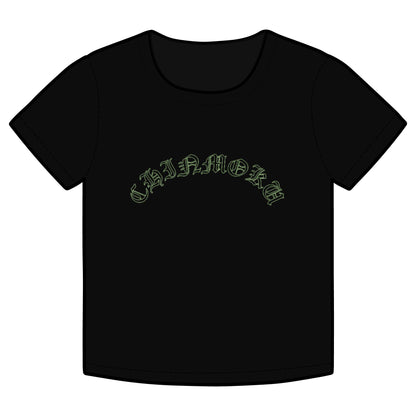 Organic Rib Baby Tee Green Tag