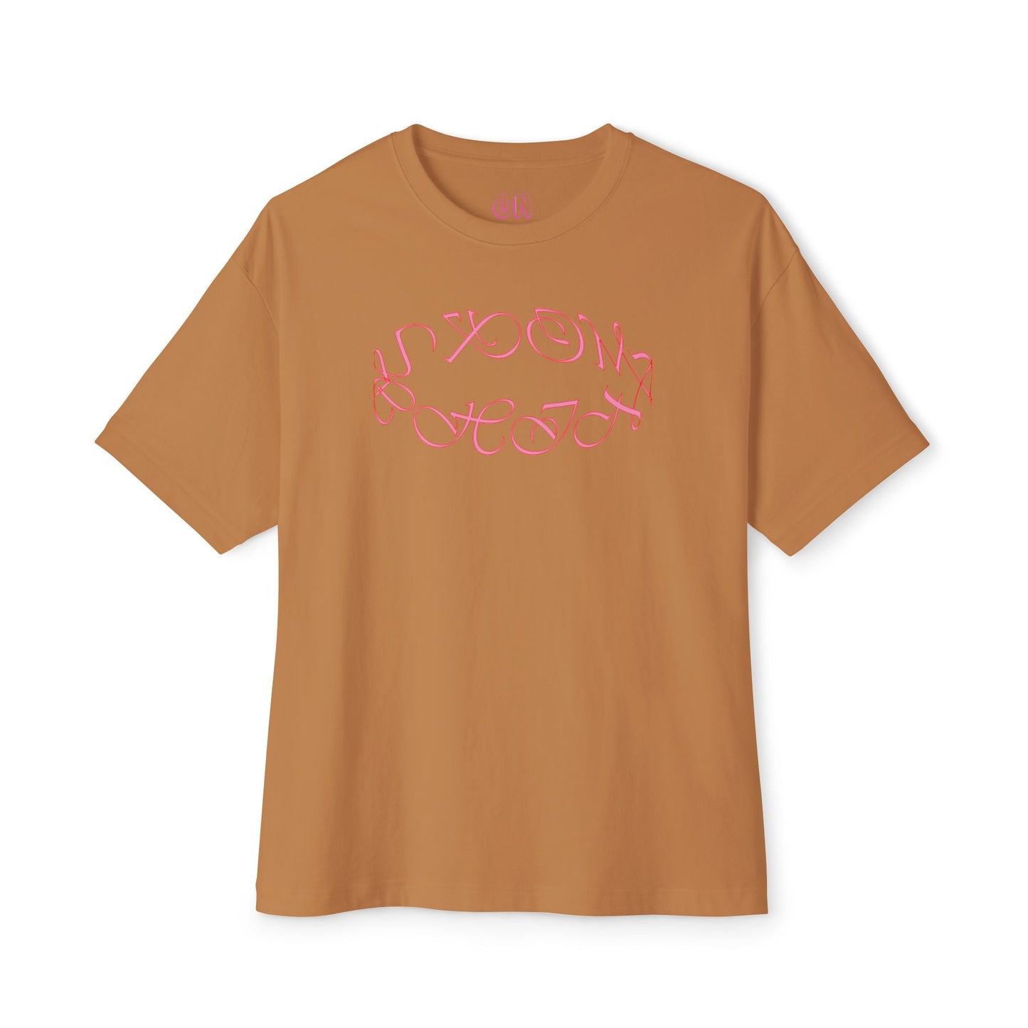 Round logo pink Tee