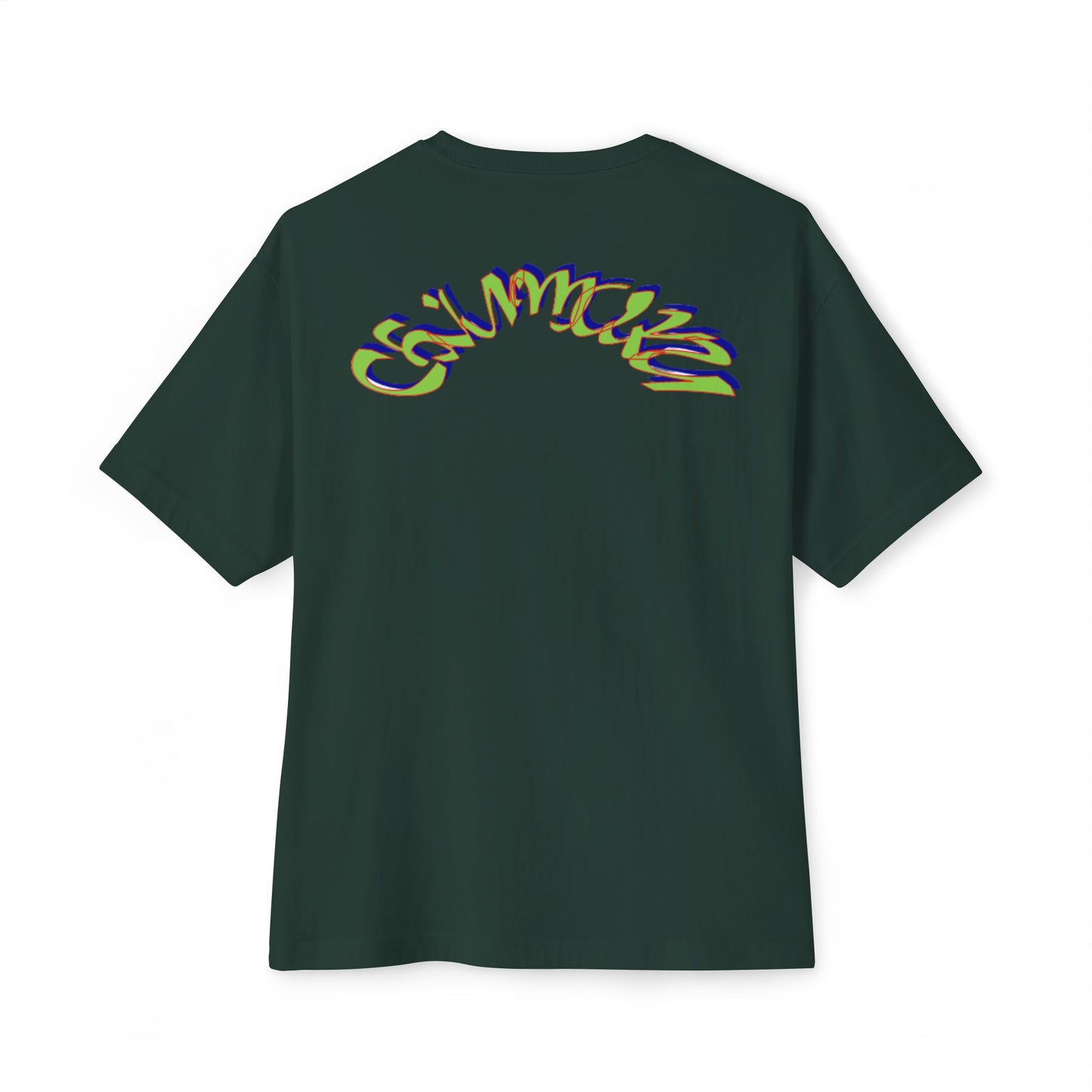 Green logo wave Tee