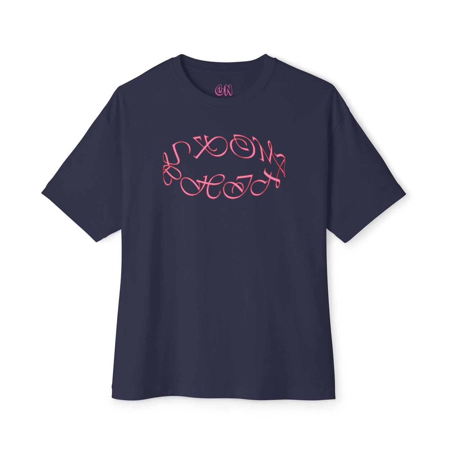 Round logo pink Tee
