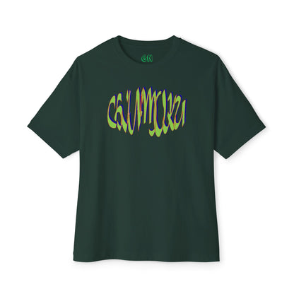 Green logo wave Tee