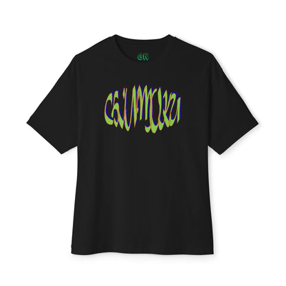 Green logo wave Tee