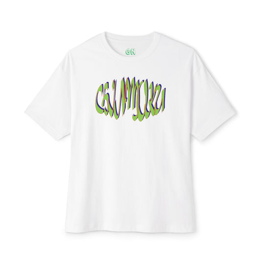 Green logo wave Tee