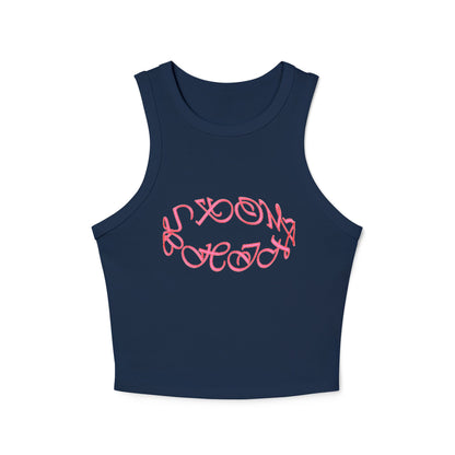 Tank Top Pink round logo