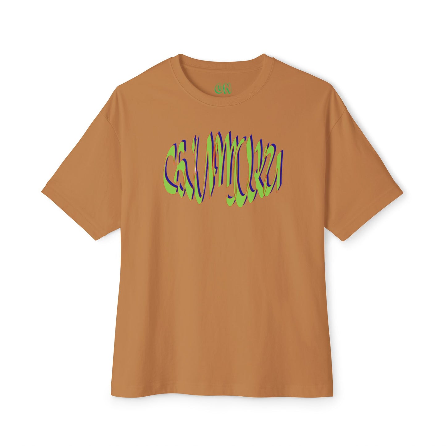 Green logo wave Tee