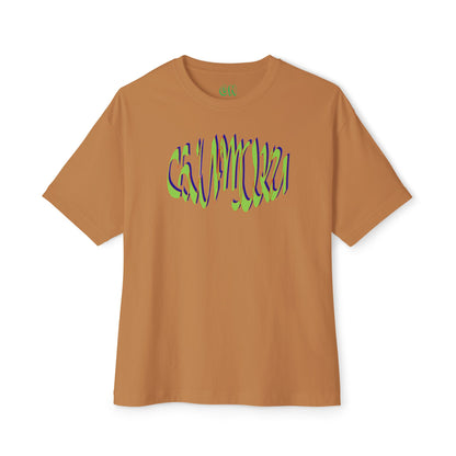 Green logo wave Tee