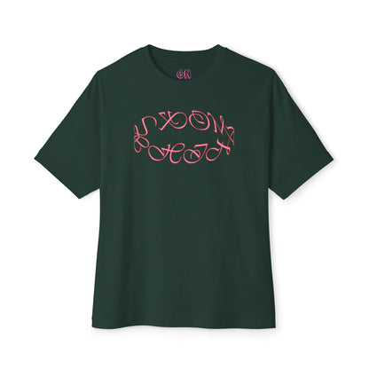 Round logo pink Tee