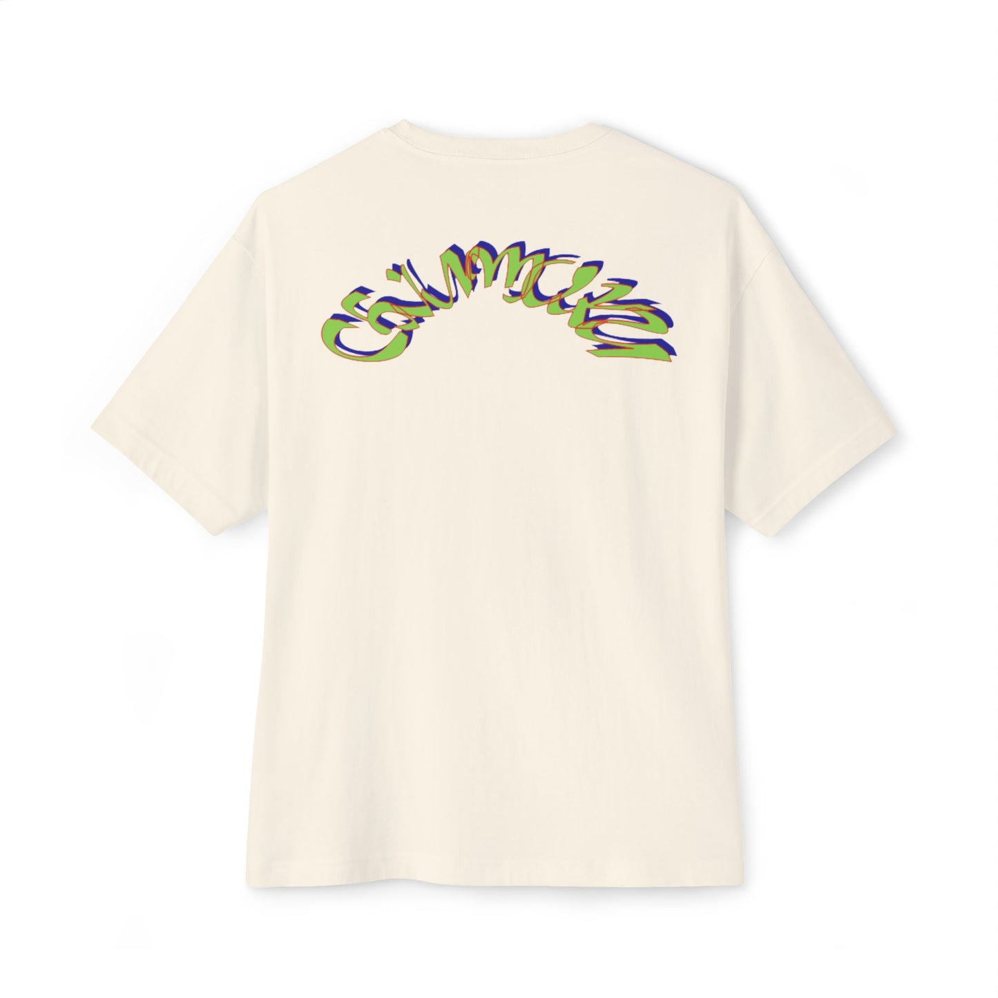 Green logo wave Tee