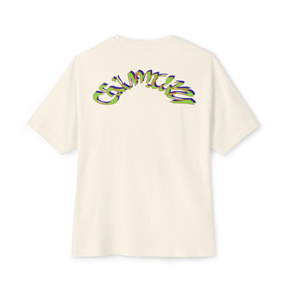 Green logo wave Tee