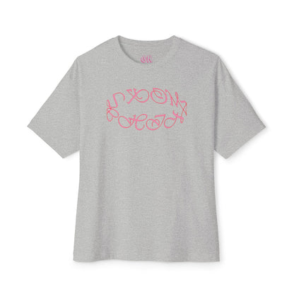 Round logo pink Tee