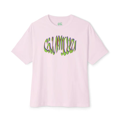 Green logo wave Tee