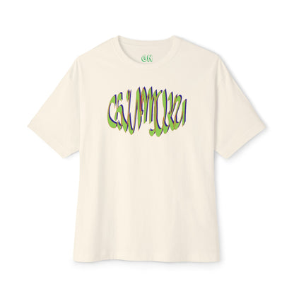 Green logo wave Tee